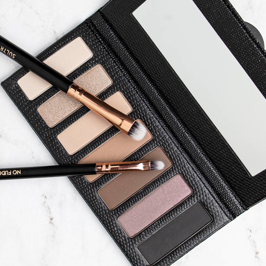 Beauty product photography makeup palette marble