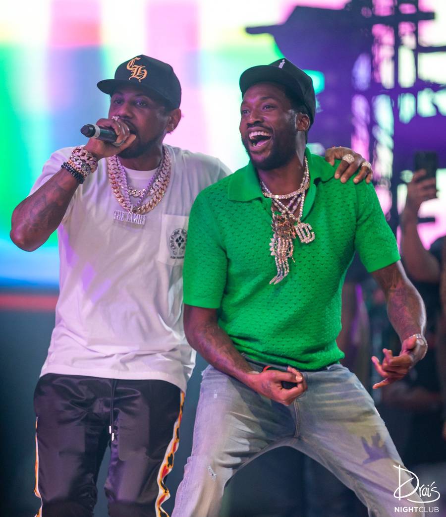 Meek Mill performing live at Drai's Las Vegas concert photography