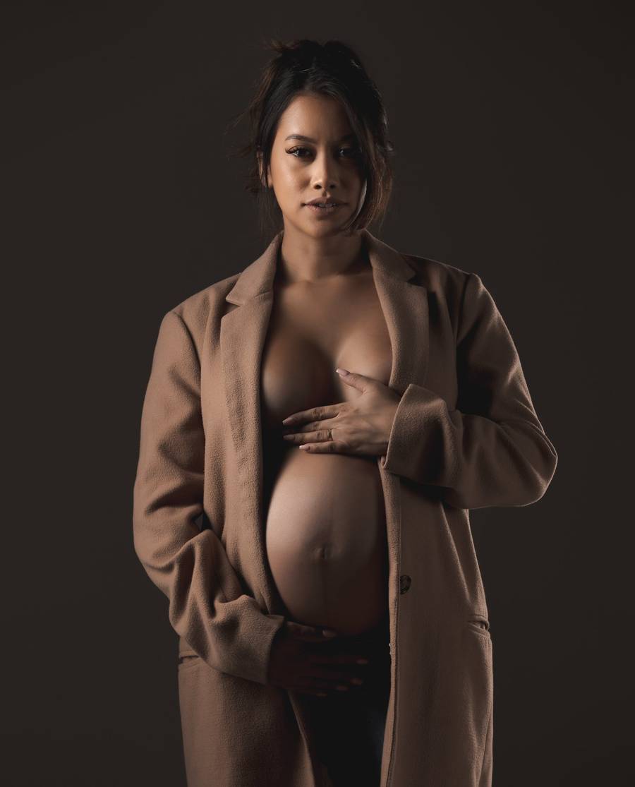 Maternity portrait Henderson Las Vegas studio